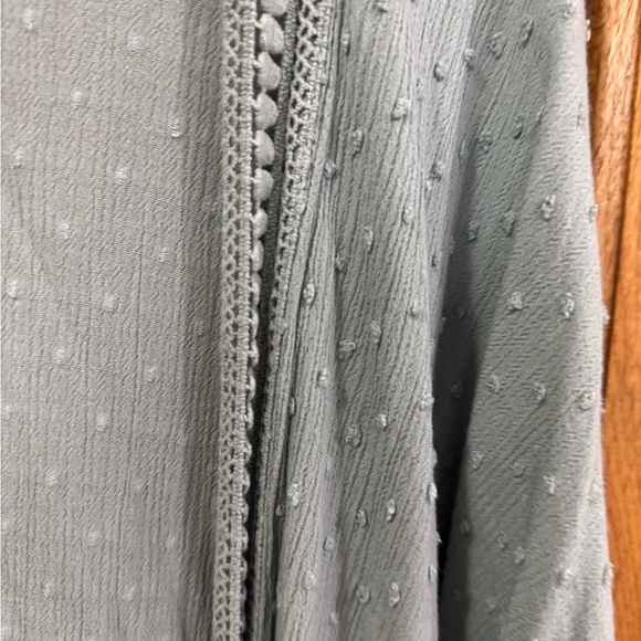 Maurice’s Light Blue Open Front Kimono - Picture 2 of 2